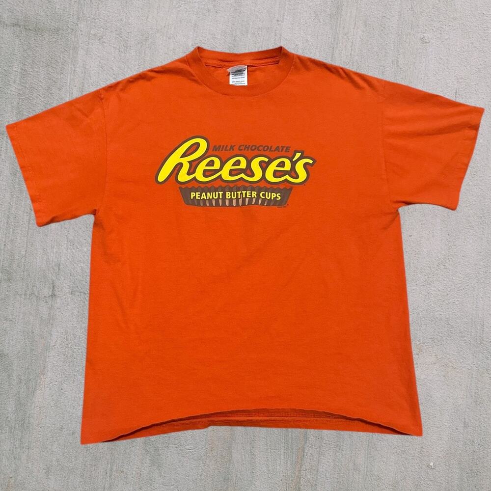 Reese’s peanut butter cup orange tee